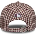 czapki-zakrzywiona-czerwony-tasma-regulowana-9forty-m-crown-houndstooth-new-york-yankees-mlb-new-era