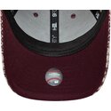 czapki-zakrzywiona-czerwony-tasma-regulowana-9forty-m-crown-houndstooth-new-york-yankees-mlb-new-era