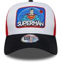 czapki-zakrzywiona-wielokolorowy-snapback-dla-dziecka-a-frame-patch-superman-dc-comics-new-era