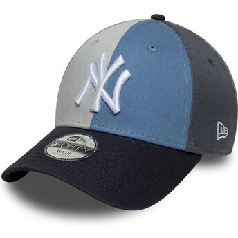 Czapki zakrzywiona wielokolorowy taśma regulowana dla dziecka 9FORTY Colourblock New York Yankees MLB New Era