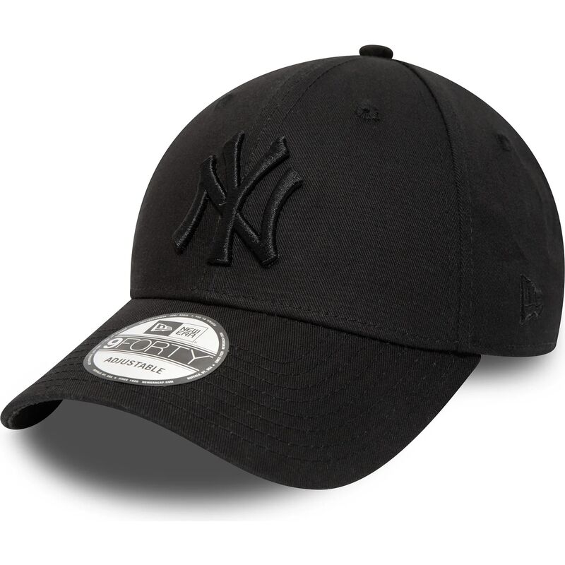 czarna-regulowana-czapka-z-zakrzywionym-daszkiem-z-czarnym-logo-9forty-league-essential-new-york-yankees-mlb-new-era