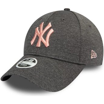 Czapki zakrzywiona szary taśma regulowana rosa 9FORTY Tech Jersey New York Yankees MLB New Era