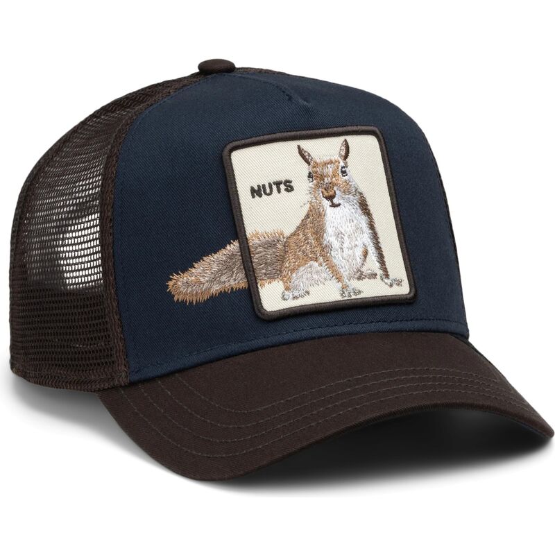 czapki-zakrzywiona-brazowy-snapback-over-the-line-squirrel-out-of-bounds-nuts-the-farm-goorin-bros