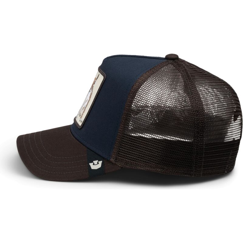 czapki-zakrzywiona-brazowy-snapback-over-the-line-squirrel-out-of-bounds-nuts-the-farm-goorin-bros