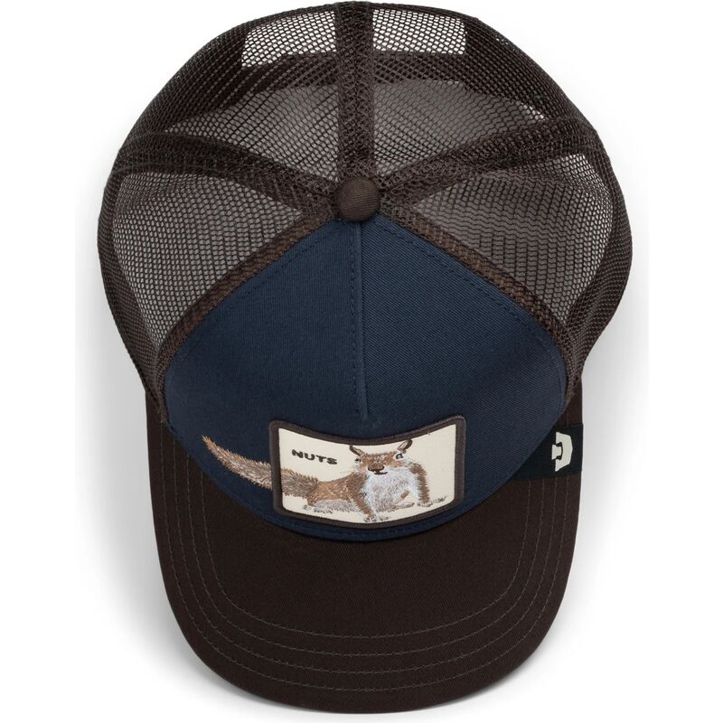 czapki-zakrzywiona-brazowy-snapback-over-the-line-squirrel-out-of-bounds-nuts-the-farm-goorin-bros