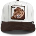 czapki-zakrzywiona-szary-snapback-pinstripe-lion-king-playmakers-the-farm-goorin-bros