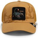 czapki-zakrzywiona-brazowy-snapback-scorpion-badlands-deadly-the-farm-goorin-bros