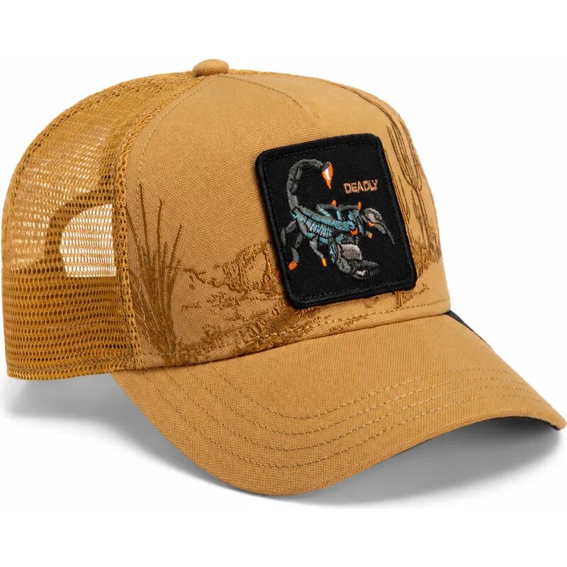 czapki-zakrzywiona-brazowy-snapback-scorpion-badlands-deadly-the-farm-goorin-bros czapki-zakrzywiona-brazowy-snapback-scorpion-badlands-deadly-the-farm-goorin-bros