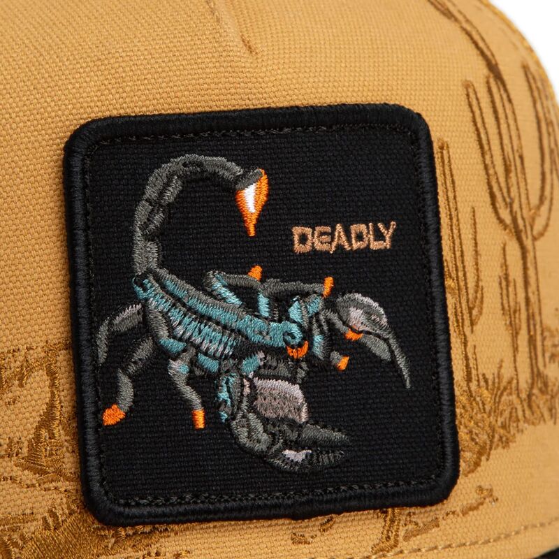 czapki-zakrzywiona-brazowy-snapback-scorpion-badlands-deadly-the-farm-goorin-bros czapki-zakrzywiona-brazowy-snapback-scorpion-badlands-deadly-the-farm-goorin-bros