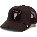 czapki-zakrzywiona-brazowy-snapback-skull-badlands-dead-the-farm-goorin-bros