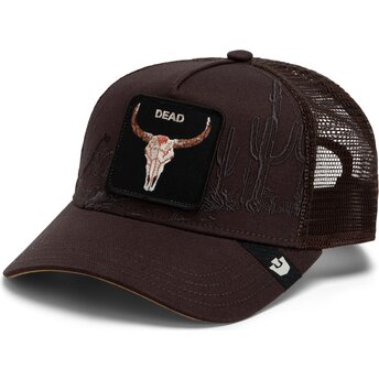 Czapki zakrzywiona brązowy snapback Skull Badlands Dead The Farm Goorin Bros.