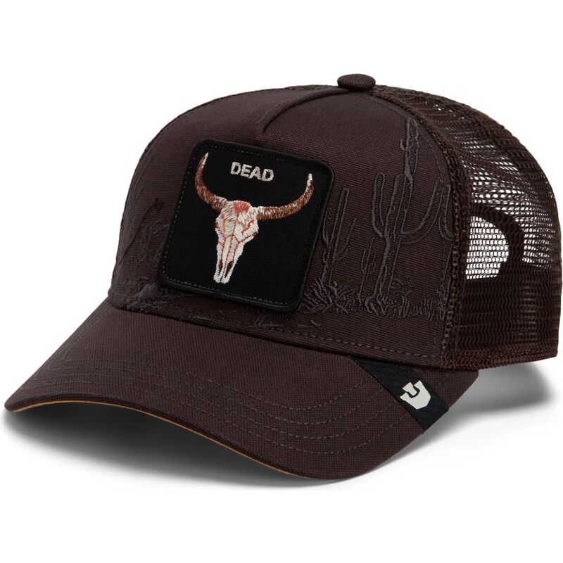 czapki-zakrzywiona-brazowy-snapback-skull-badlands-dead-the-farm-goorin-bros czapki-zakrzywiona-brazowy-snapback-skull-badlands-dead-the-farm-goorin-bros