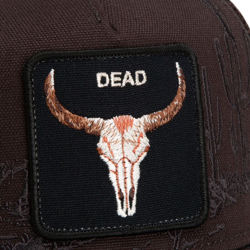 czapki-zakrzywiona-brazowy-snapback-skull-badlands-dead-the-farm-goorin-bros czapki-zakrzywiona-brazowy-snapback-skull-badlands-dead-the-farm-goorin-bros