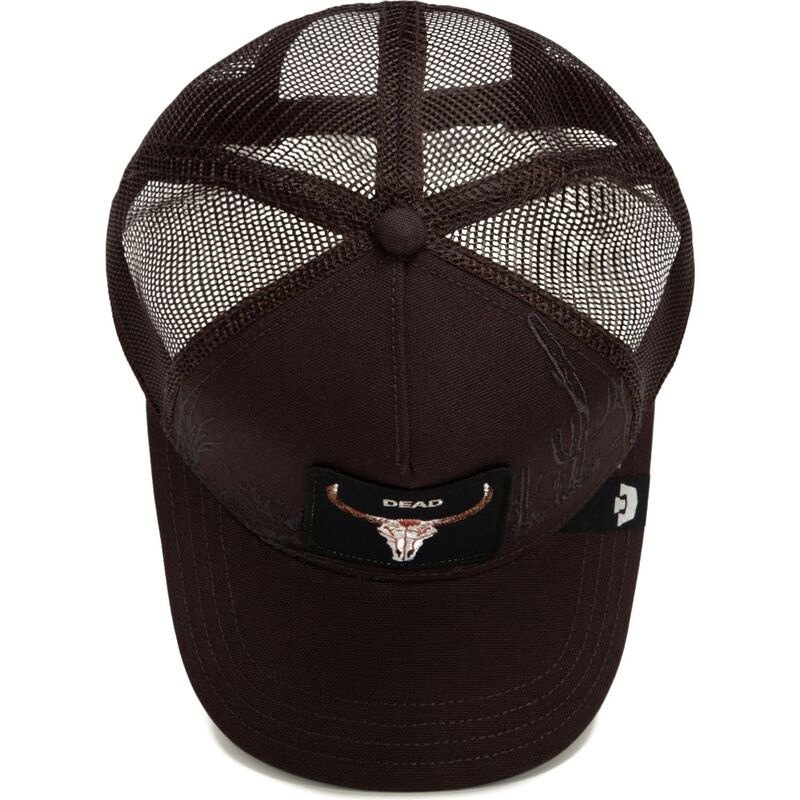 czapki-zakrzywiona-brazowy-snapback-skull-badlands-dead-the-farm-goorin-bros czapki-zakrzywiona-brazowy-snapback-skull-badlands-dead-the-farm-goorin-bros