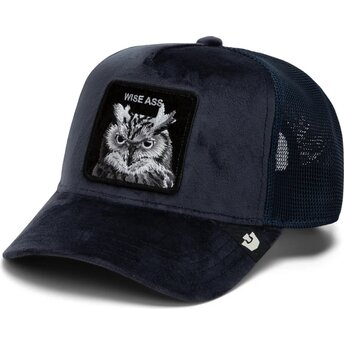 Czapki zakrzywiona granatowy snapback Velour Wise Ass The Farm Goorin Bros.