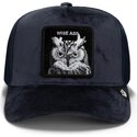 czapki-zakrzywiona-granatowy-snapback-velour-wise-ass-the-farm-goorin-bros