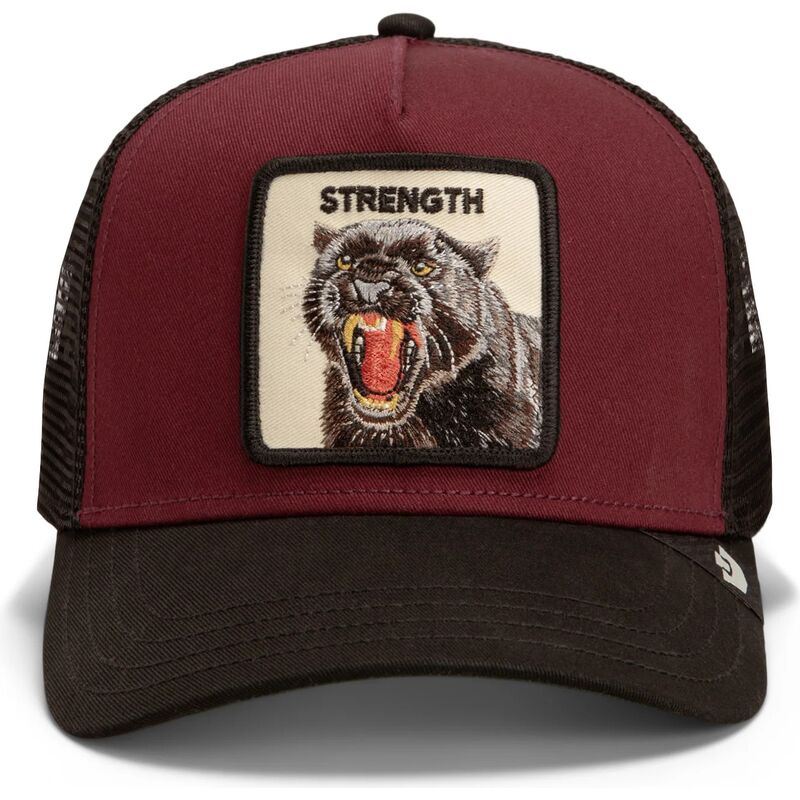 czapki-zakrzywiona-czerwony-snapback-strength-panther-original-recipe-the-farm-goorin-bros