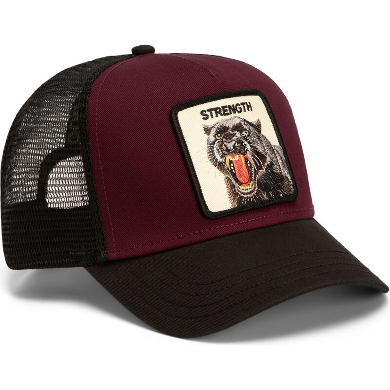 czapki-zakrzywiona-czerwony-snapback-strength-panther-original-recipe-the-farm-goorin-bros