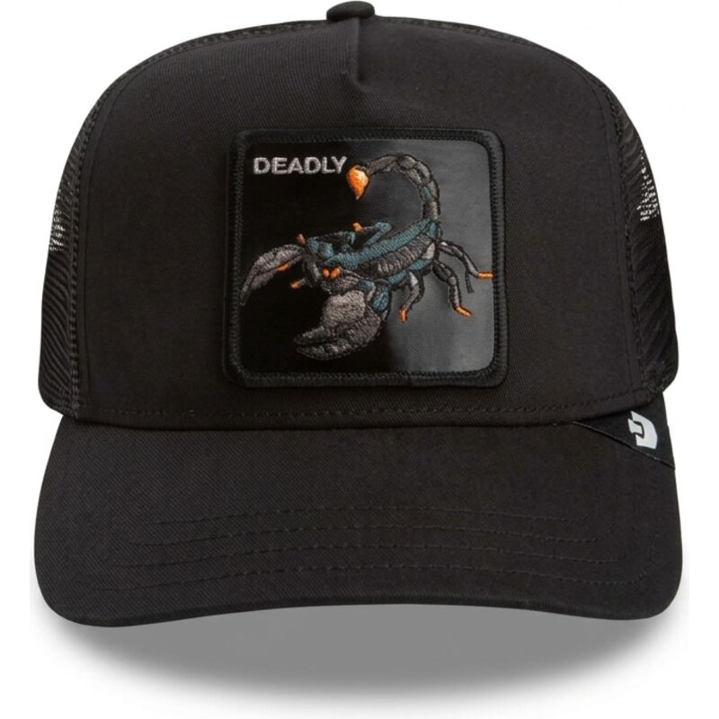 czapki-zakrzywiona-czarny-snapback-deadly-scorpion-original-recipe-the-farm-goorin-bros