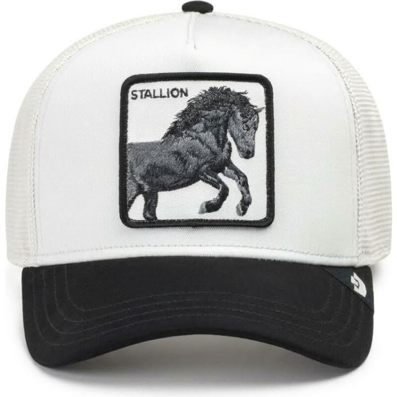 czapki-zakrzywiona-bialy-snapback-digital-stallion-split-decision-the-farm-goorin-bros