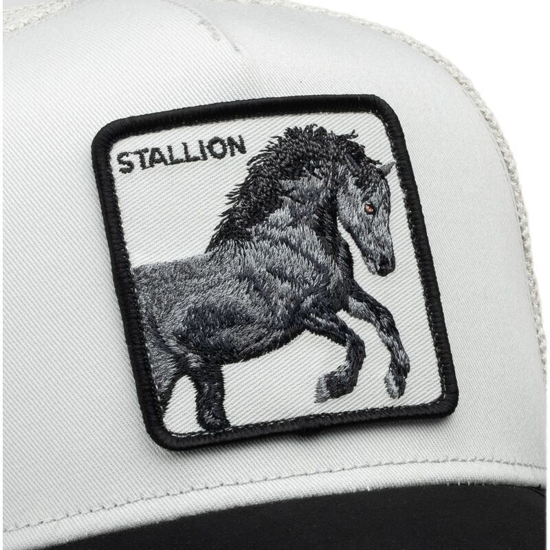 czapki-zakrzywiona-bialy-snapback-digital-stallion-split-decision-the-farm-goorin-bros