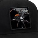 czapki-zakrzywiona-czarny-snapback-black-out-spider-blackened-metallic-poison-the-farm-goorin-bros