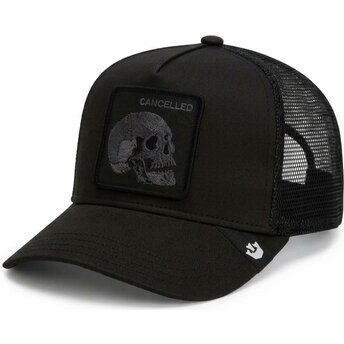 Czapki zakrzywiona czarny snapback Tonal Skull Full Intent Cancelled The Farm Goorin Bros.