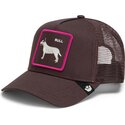 czapki-zakrzywiona-brazowy-snapback-shadow-bull-terrier-off-the-leash-the-farm-goorin-bros