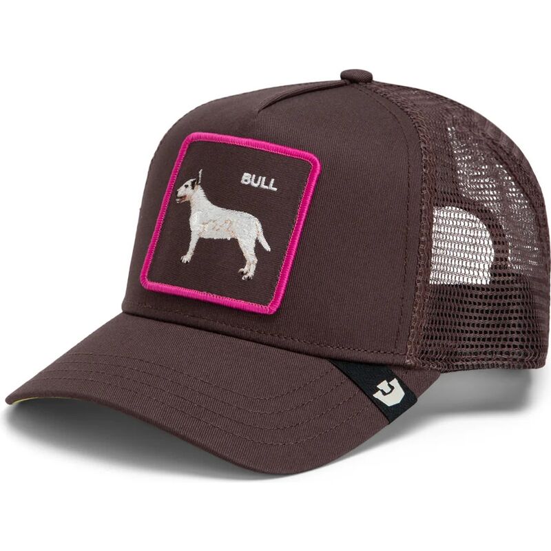 czapki-zakrzywiona-brazowy-snapback-shadow-bull-terrier-off-the-leash-the-farm-goorin-bros