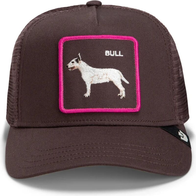 czapki-zakrzywiona-brazowy-snapback-shadow-bull-terrier-off-the-leash-the-farm-goorin-bros