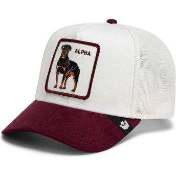 Czapki zakrzywiona biały snapback Suede Alpha Microsuede The Farm Goorin Bros.