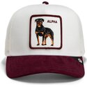 czapki-zakrzywiona-bialy-snapback-suede-alpha-microsuede-the-farm-goorin-bros