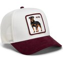 czapki-zakrzywiona-bialy-snapback-suede-alpha-microsuede-the-farm-goorin-bros