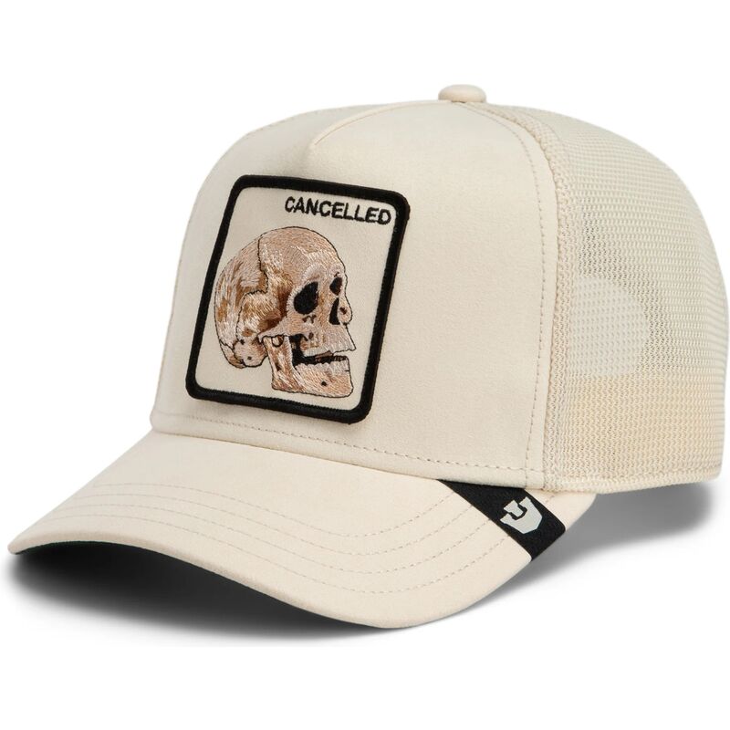 czapki-zakrzywiona-bezowy-snapback-suede-cancelled-skull-microsuede-the-farm-goorin-bros czapki-zakrzywiona-bezowy-snapback-suede-cancelled-skull-microsuede-the-farm-goorin-bros