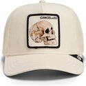 czapki-zakrzywiona-bezowy-snapback-suede-cancelled-skull-microsuede-the-farm-goorin-bros