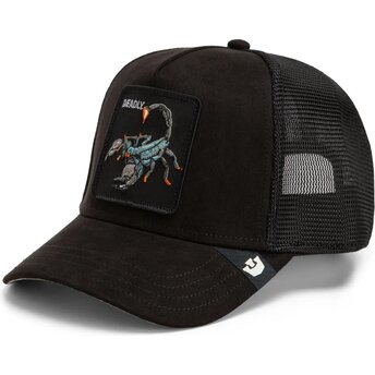 Czapki zakrzywiona czarny snapback Suede Scorpion Microsuede The Farm Goorin Bros.