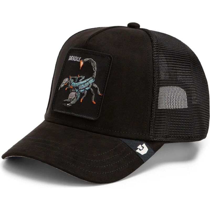 czapki-zakrzywiona-czarny-snapback-suede-scorpion-microsuede-the-farm-goorin-bros czapki-zakrzywiona-czarny-snapback-suede-scorpion-microsuede-the-farm-goorin-bros