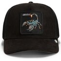 czapki-zakrzywiona-czarny-snapback-suede-scorpion-microsuede-the-farm-goorin-bros