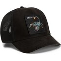 czapki-zakrzywiona-czarny-snapback-suede-scorpion-microsuede-the-farm-goorin-bros