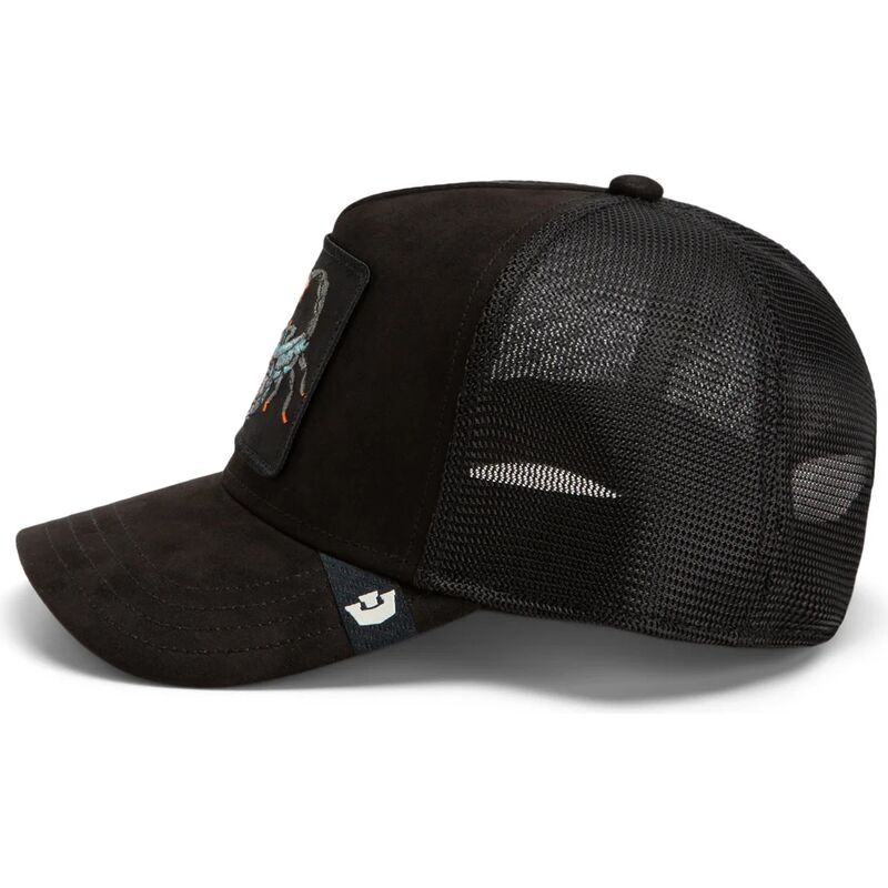 czapki-zakrzywiona-czarny-snapback-suede-scorpion-microsuede-the-farm-goorin-bros czapki-zakrzywiona-czarny-snapback-suede-scorpion-microsuede-the-farm-goorin-bros