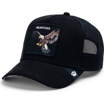 Czapki zakrzywiona czarny snapback Suede Relentless Eagle Microsuede The Farm Goorin Bros.