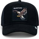 czapki-zakrzywiona-czarny-snapback-suede-relentless-eagle-microsuede-the-farm-goorin-bros