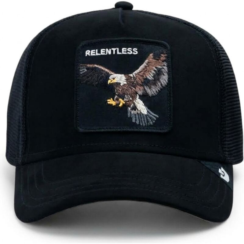 czapki-zakrzywiona-czarny-snapback-suede-relentless-eagle-microsuede-the-farm-goorin-bros
