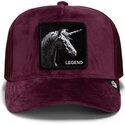 czapki-zakrzywiona-czerwony-snapback-velour-legend-the-farm-goorin-bros