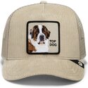 czapki-zakrzywiona-bezowy-snapback-corduroy-top-dog-ridgeline-the-farm-goorin-bros