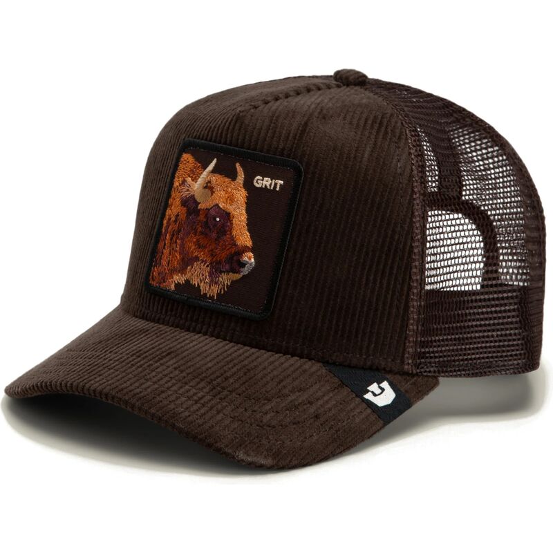 czapki-zakrzywiona-brazowy-snapback-corduroy-grit-ridgeline-the-farm-goorin-bros
