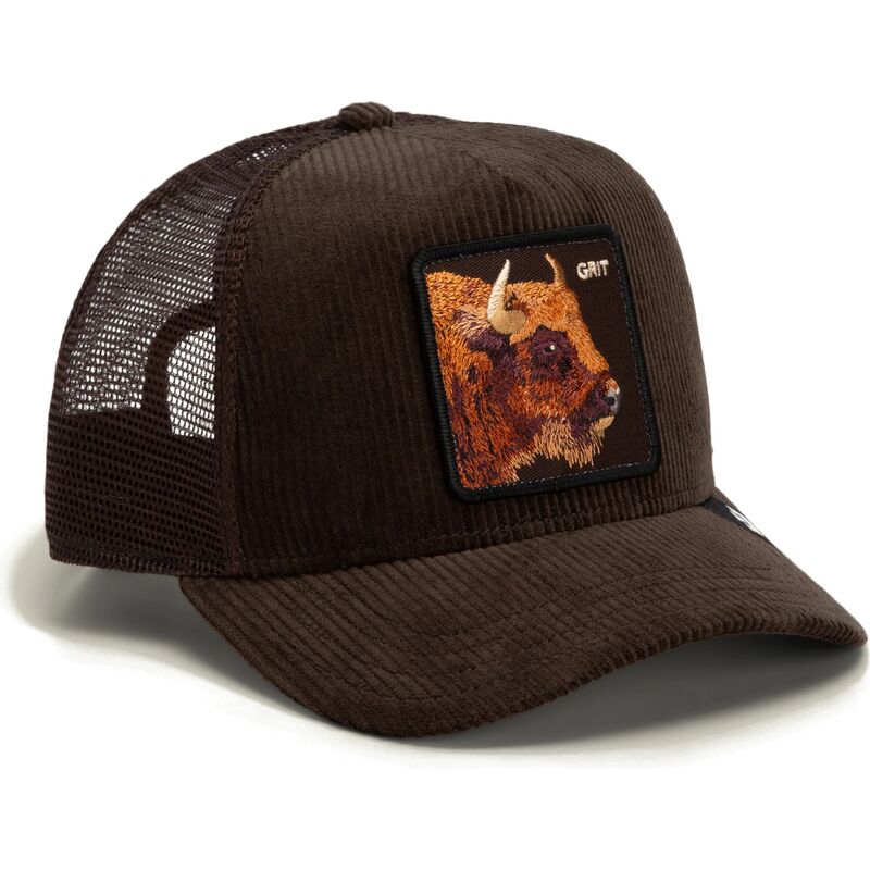 czapki-zakrzywiona-brazowy-snapback-corduroy-grit-ridgeline-the-farm-goorin-bros