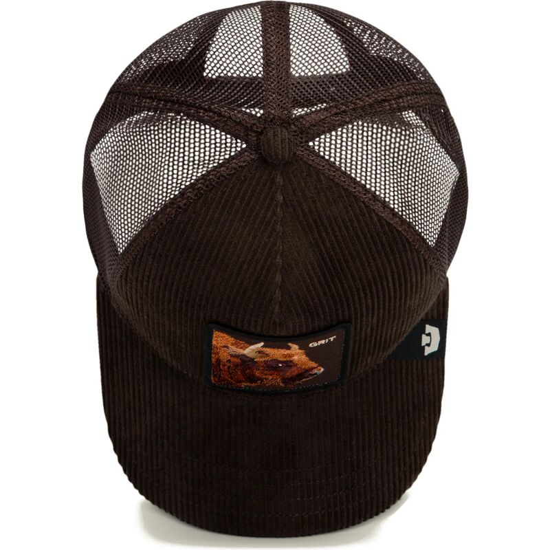czapki-zakrzywiona-brazowy-snapback-corduroy-grit-ridgeline-the-farm-goorin-bros