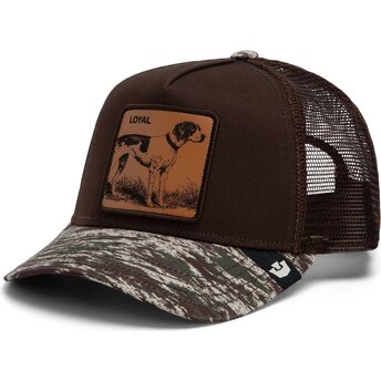 Czapki zakrzywiona brązowy snapback Engraved Dog Camo Glitch The Farm Goorin Bros.