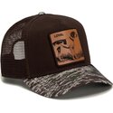 czapki-zakrzywiona-brazowy-snapback-engraved-dog-camo-glitch-the-farm-goorin-bros